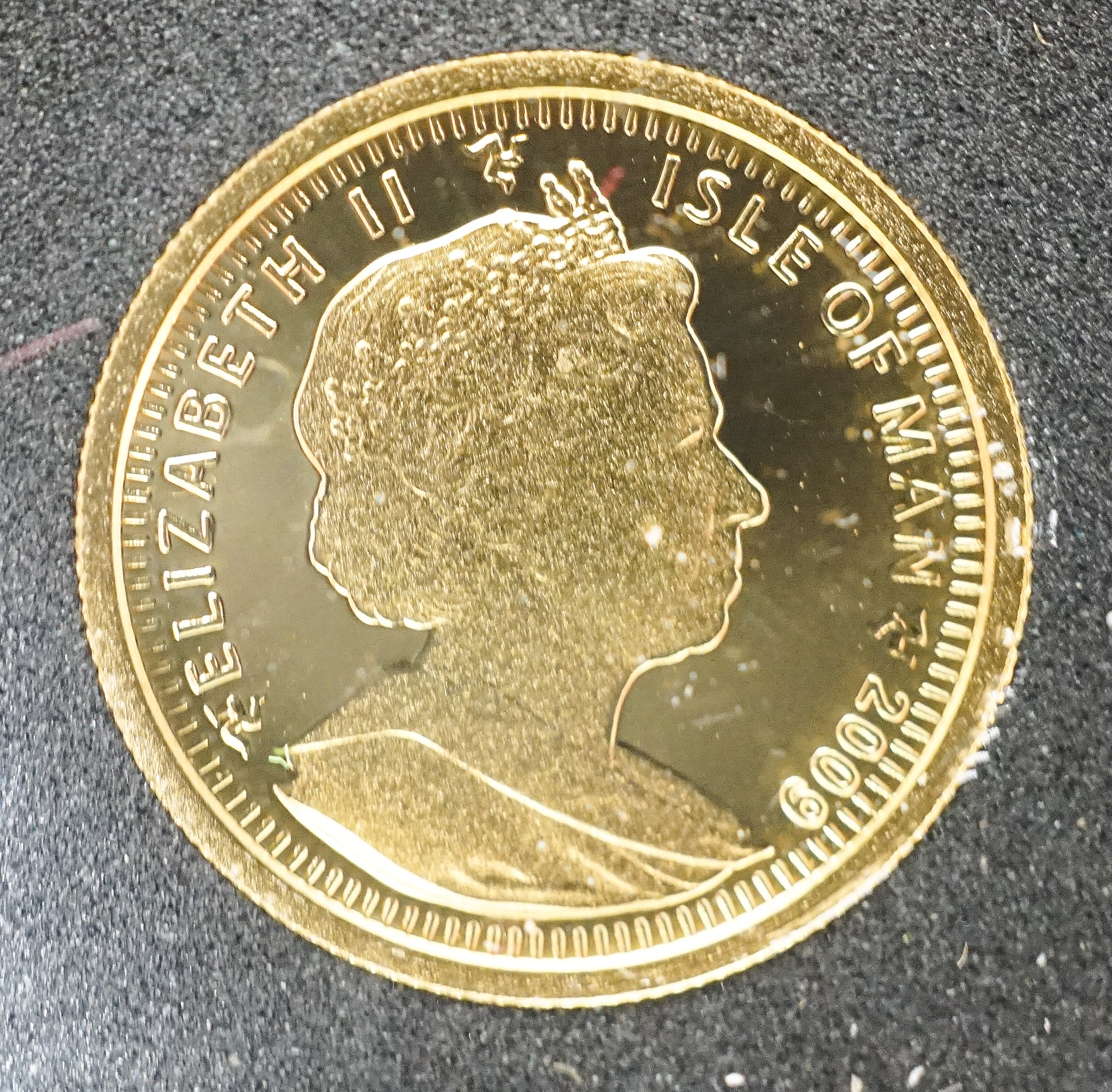 A Pobjoy mint gold 1/10 oz. piedfort British Angel, cased with certificate